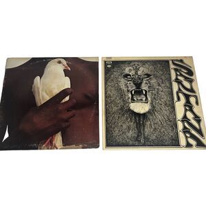 Vintage Santana LP Record Lot - 1970s Greatest Hits Columbia Rock Music Vinyl